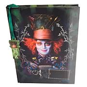 Alice in Wonderland Mad Hatter Lenticular Journal & Bookmark